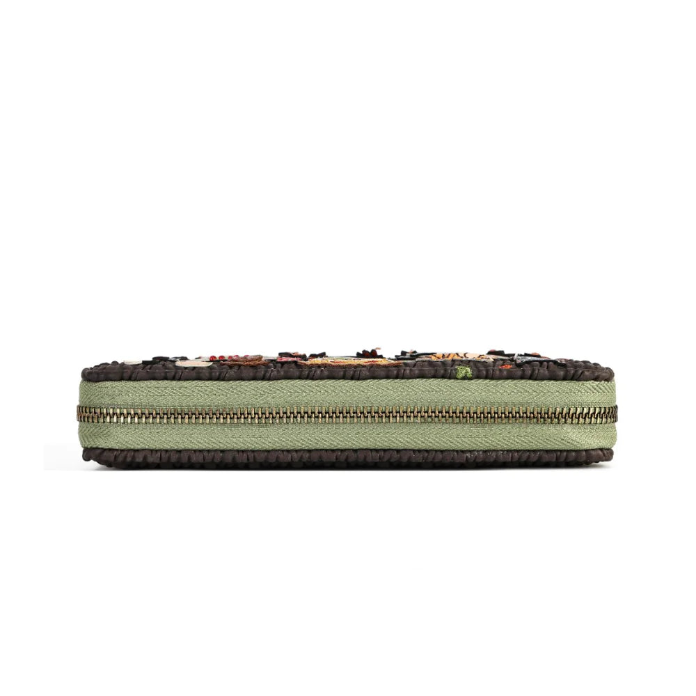 Vendula London Flower Shop - Amber Edition - Portafoglio grande con zip