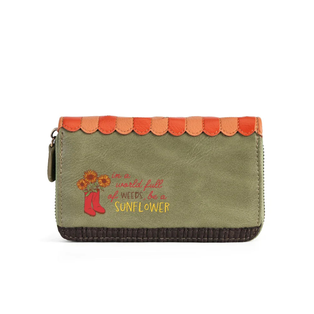 Vendula London Flower Shop - Amber Edition - Portafoglio medio con zip