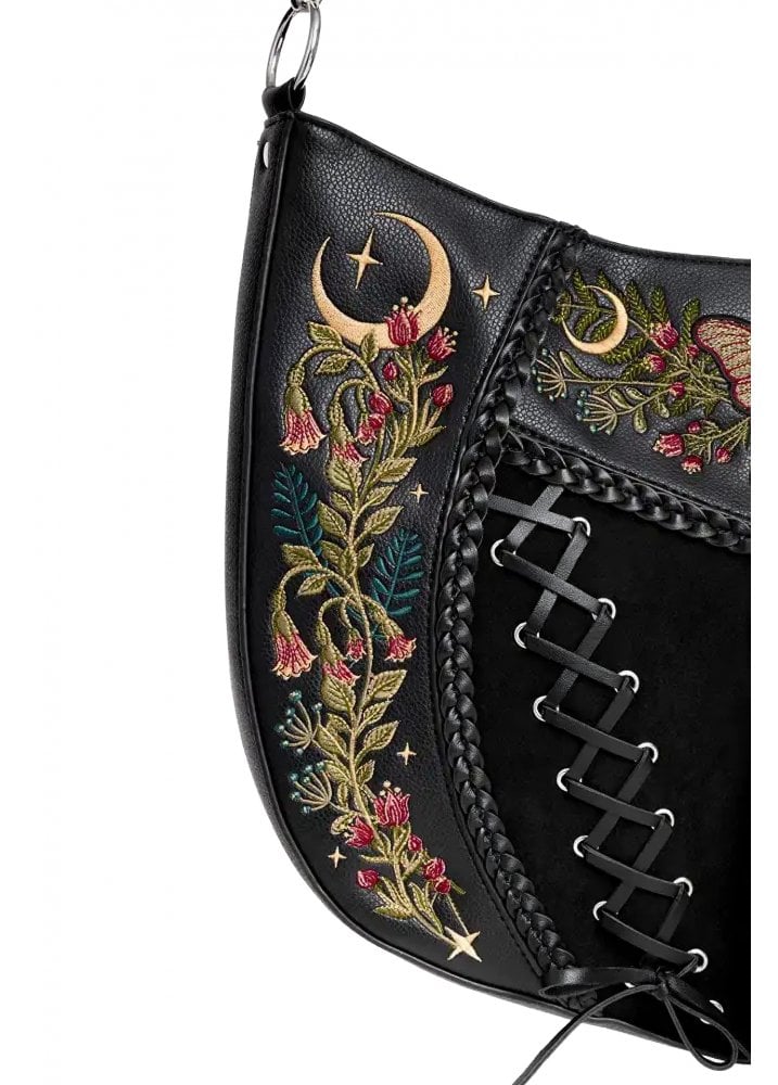 Borsa a Tracolla Ricamata Wild Incantation