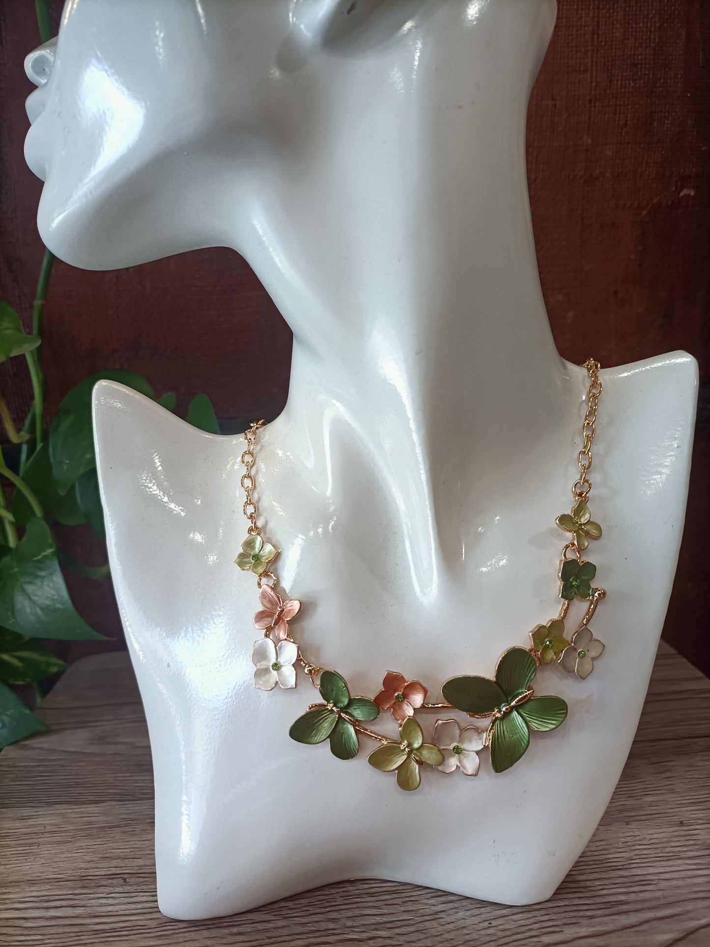 Collana Fairy Butterfly verde