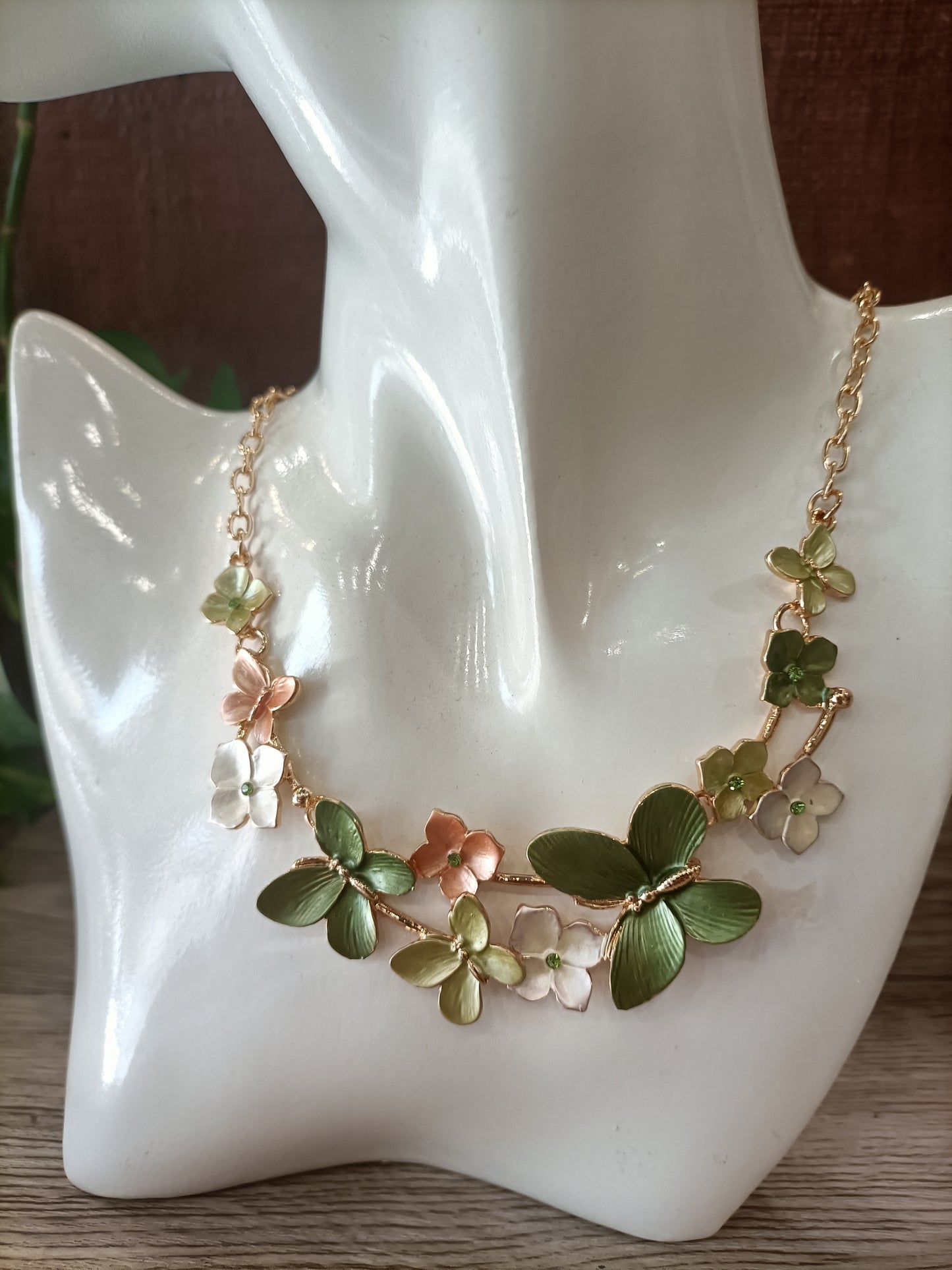 Collana Fairy Butterfly verde