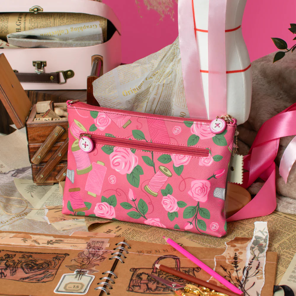 Borsa Kate Vendula London | Pink Ribbon Sewing Box