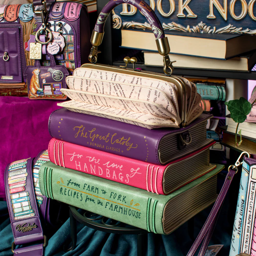 Borsa a forma di libri Volta Pagina | Vendula Travelling Library Bookshop