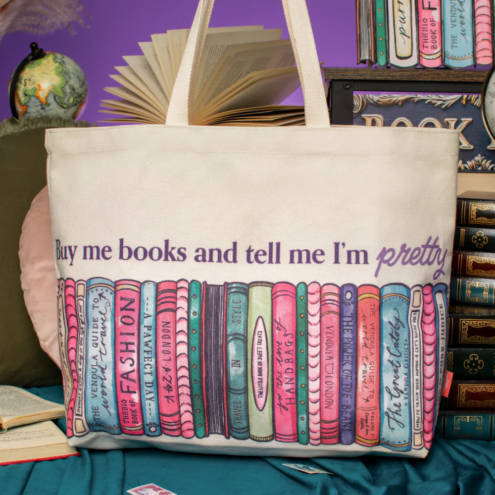 Borsa tote in tela Vendula London Travelling Library Bookshop
