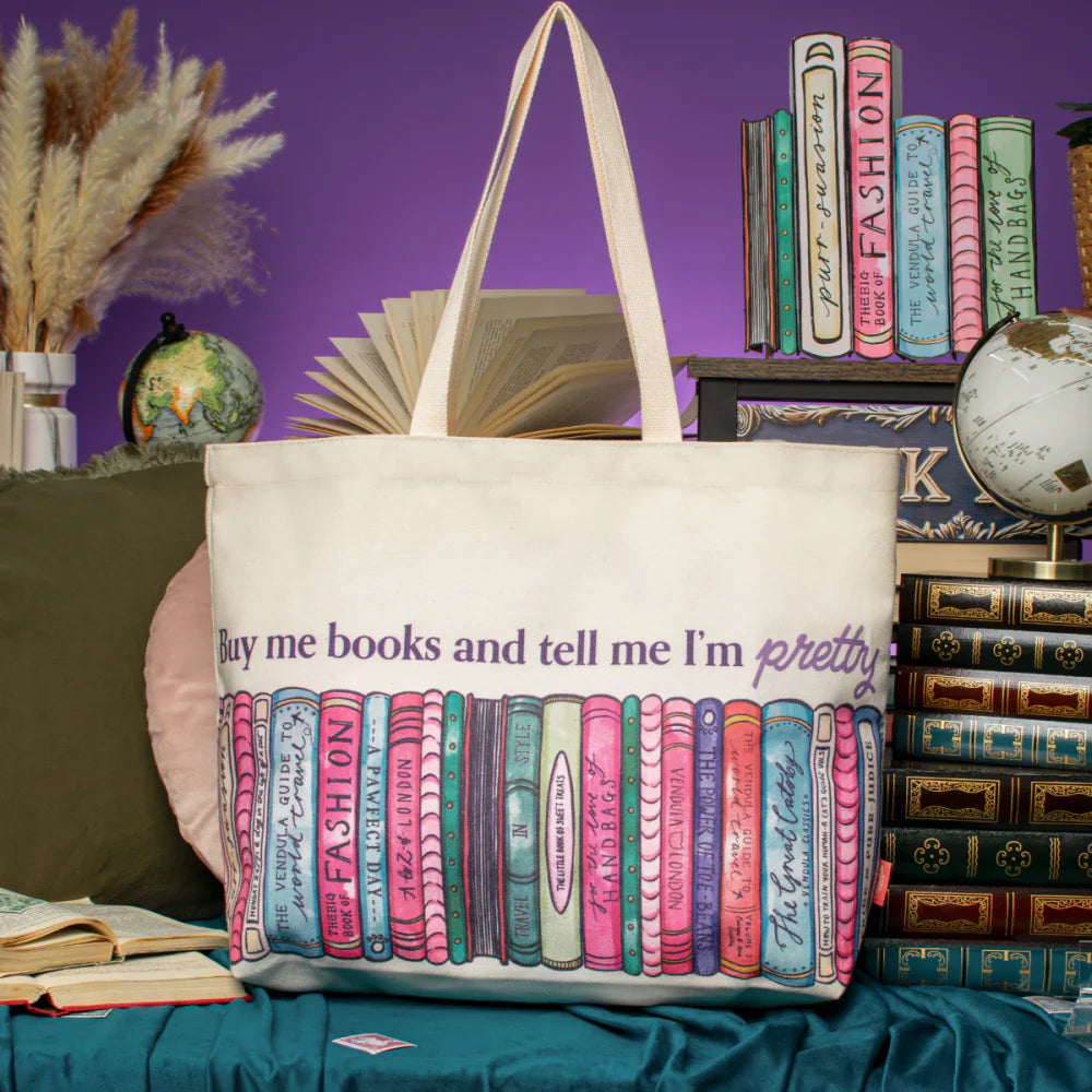 Borsa tote in tela Vendula London Travelling Library Bookshop