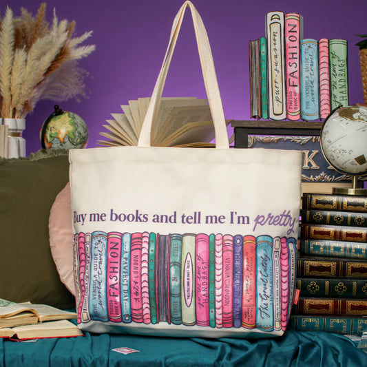 Borsa tote in tela Vendula London Travelling Library Bookshop