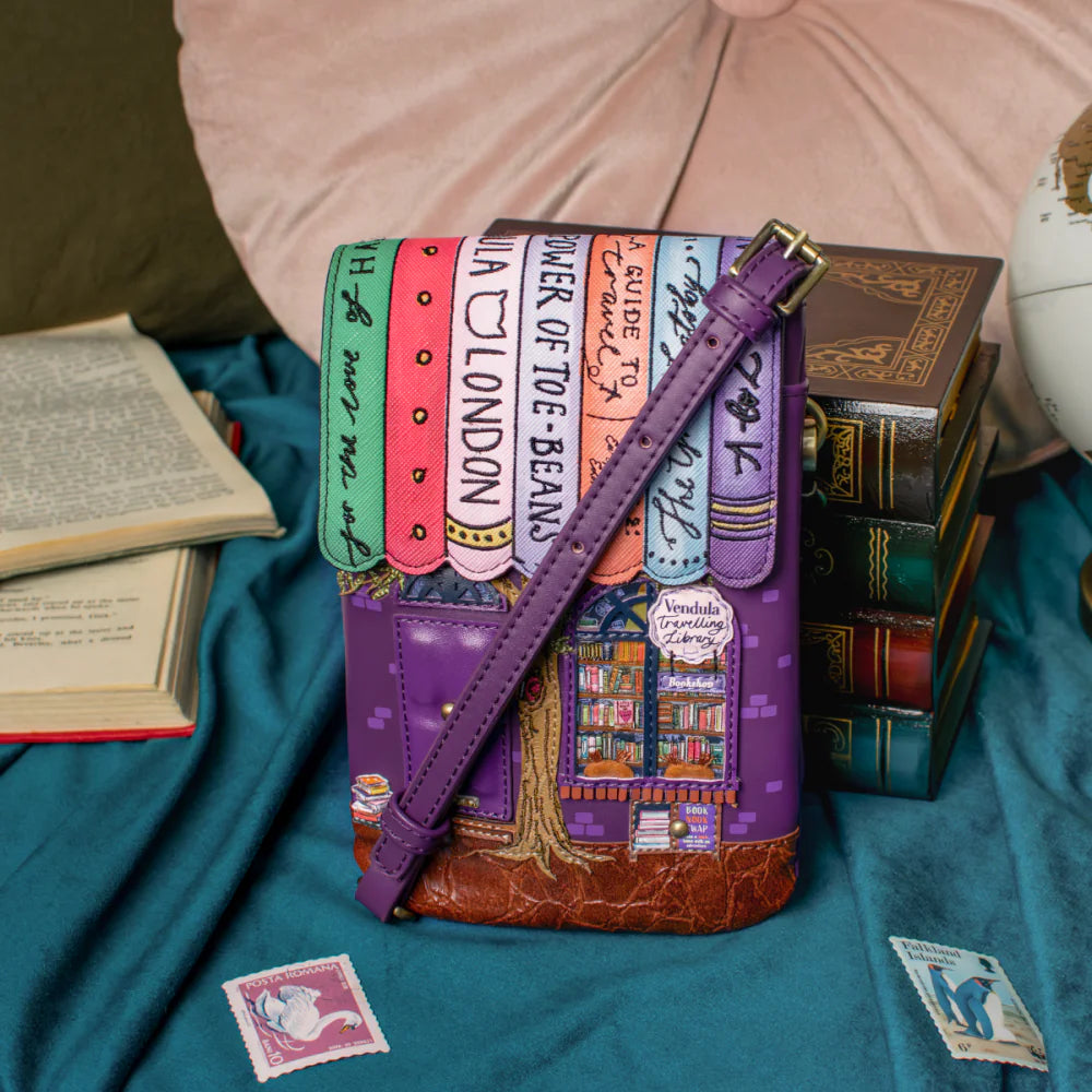 Pochette portacellulare Vendula London Travelling Library Bookshop