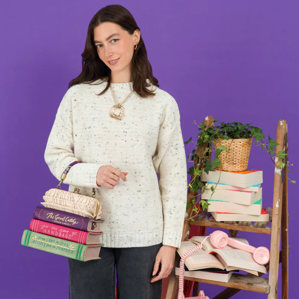 Borsa a forma di libri Volta Pagina | Vendula Travelling Library Bookshop