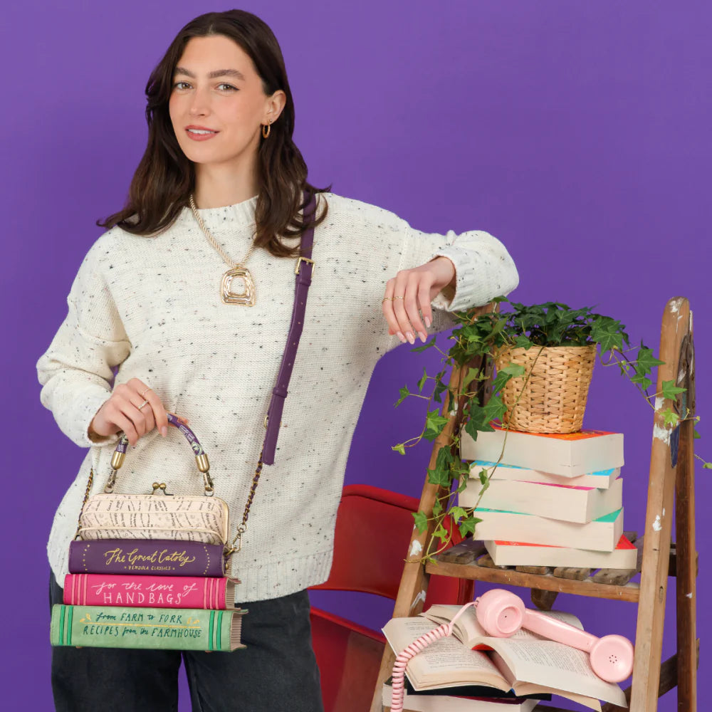 Borsa a forma di libri Volta Pagina | Vendula Travelling Library Bookshop